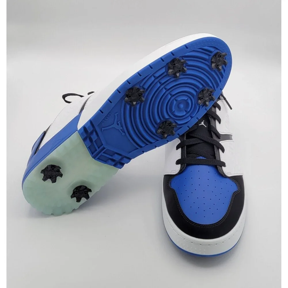 Nike Air Jordan NU Retro 1 Golf Shoes Royal Blue White FZ4153-004 Mens Size 15